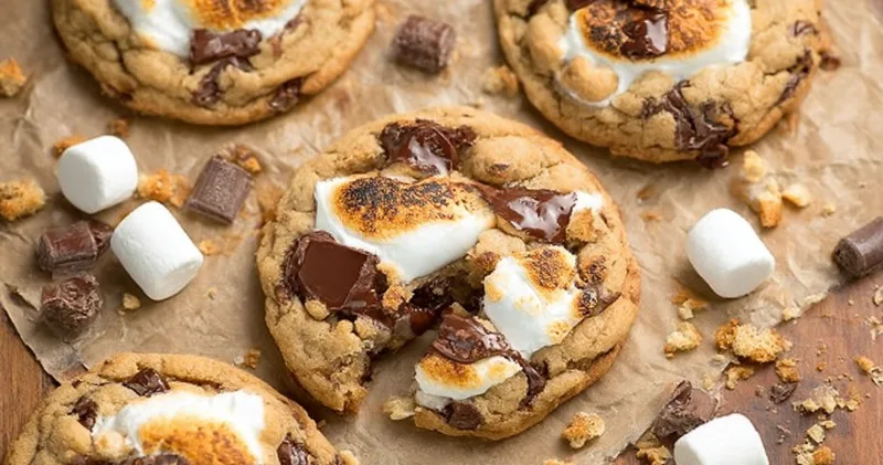 Decadent S'mores Cookies to Satisfy Your Cravings