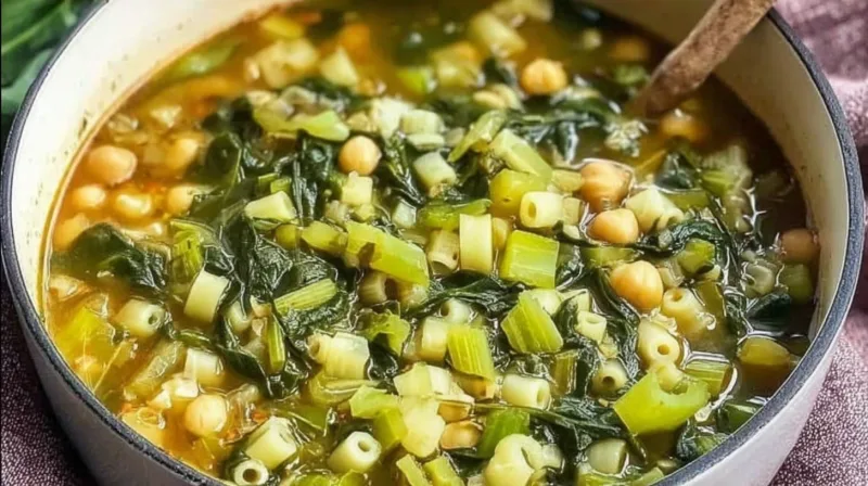 Deliciously Comforting Spring Minestrone Soup Recipe