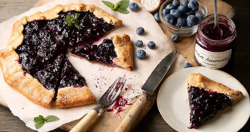 Deliciously Decadent Blueberry Galette Recipe