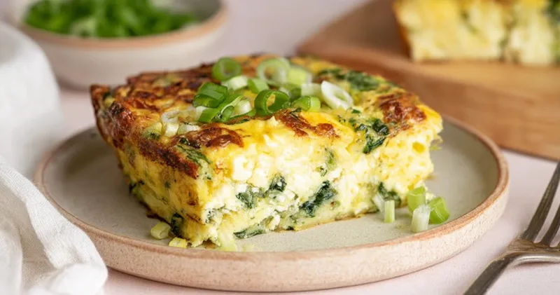 Deliciously Satisfying Cottage Cheese Egg Bake