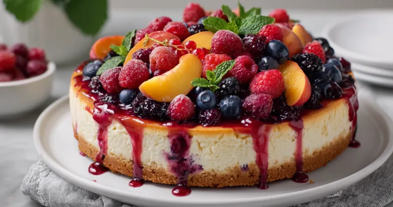Delightful Summer Peach Cheesecake Recipe