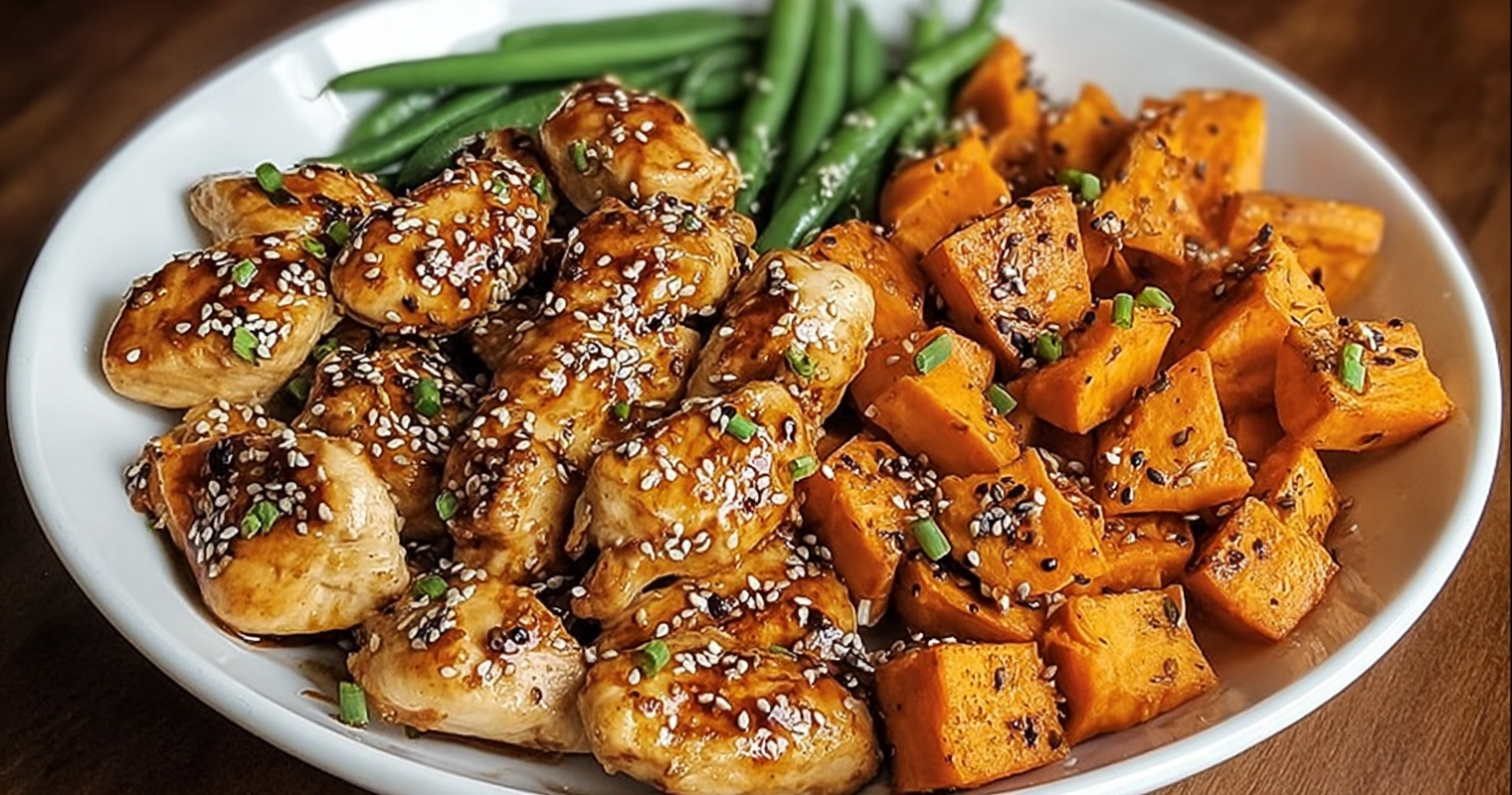 Discover the Best Honey Garlic Chicken and Sweet Potato Recipe for a Quick and Delicious Dinner