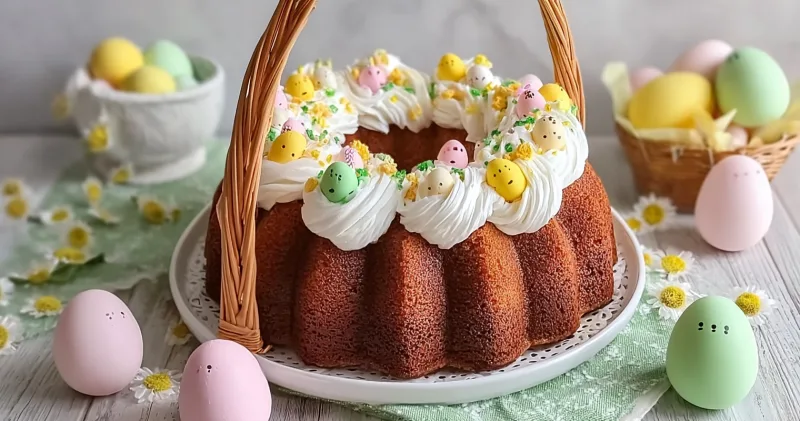 Mouthwatering Easter Basket Bundt Cake to Impress Your Guests