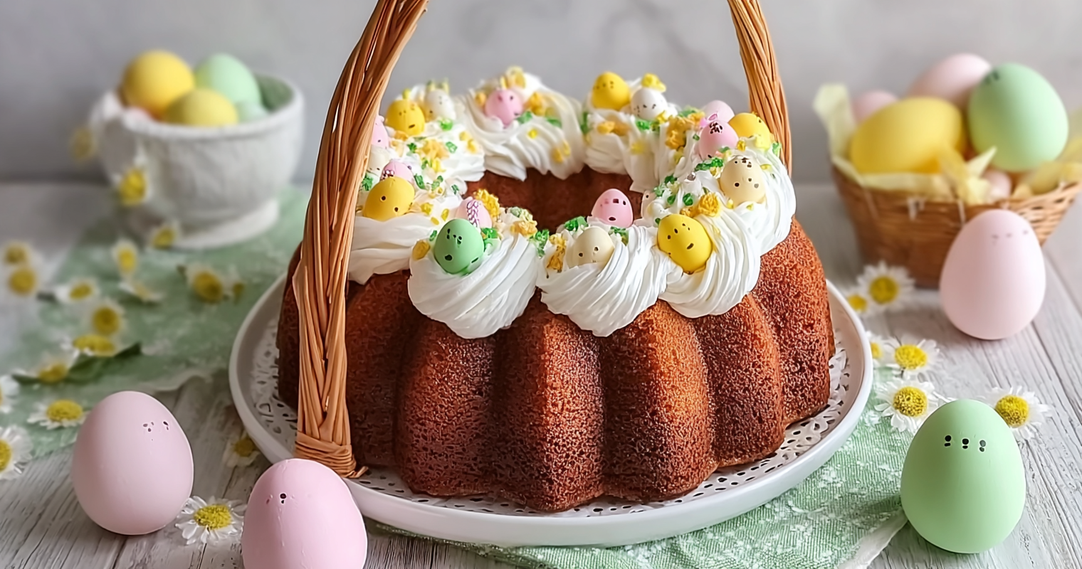 Mouthwatering Easter Basket Bundt Cake to Impress Your Guests