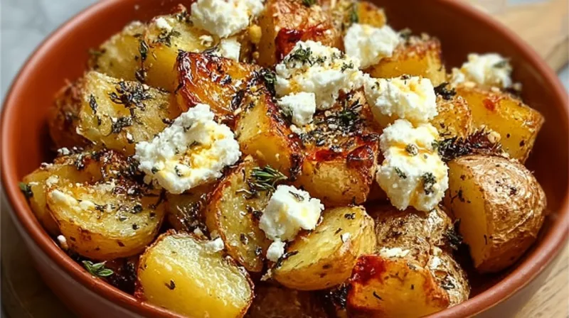 Healthy Baked Feta Potatoes: Your Easy Meal Prep Solution