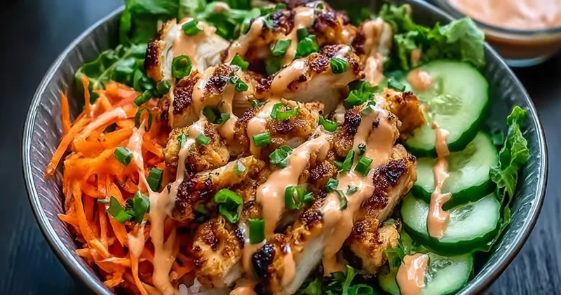Irresistible Bang Bang Chicken Bowl: A Quick and Easy Dinner Recipe