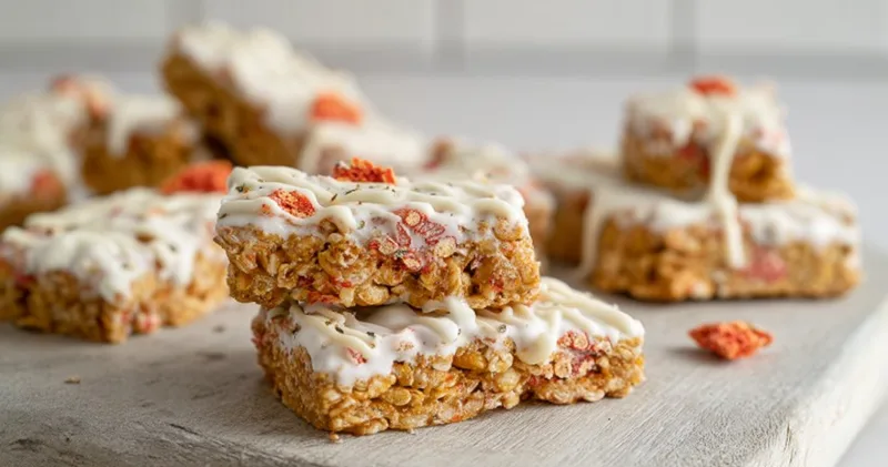 Irresistible Granola Bars with Yogurt Coating