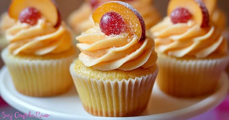Irresistible Peach Bellini Cupcakes for Every Celebration