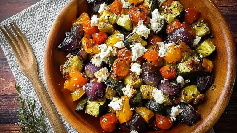 Irresistible Roasted Vegetables with Feta