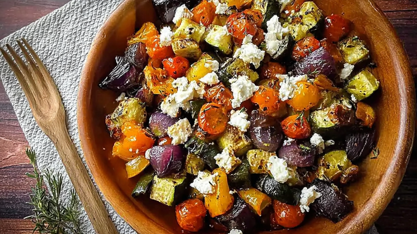 Irresistible Roasted Vegetables with Feta