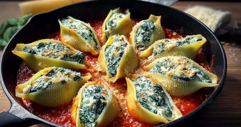 Irresistible Spinach and Ricotta Stuffed Shells Recipe