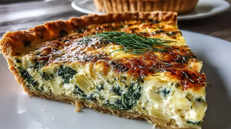 Irresistible Spinach Artichoke Quiche Recipe