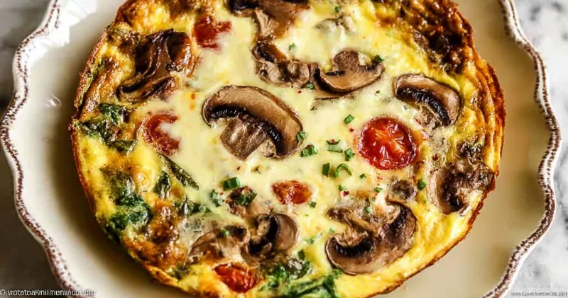 Mouth-Watering Mushroom Frittata You'll Make Again and Again