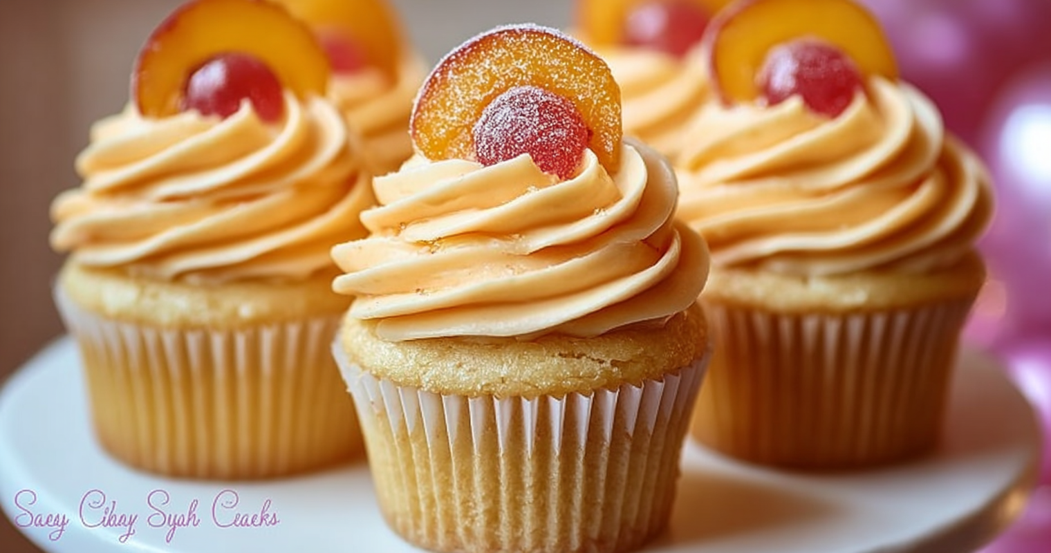 Peach Bellini Cupcakes: A Delectable Dessert Delight