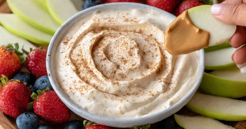 The Ultimate 3-Ingredient Peanut Butter Yogurt Dip Recipe