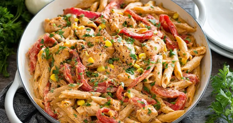 Quick & Easy One Pot Cajun Chicken Pasta Recipe