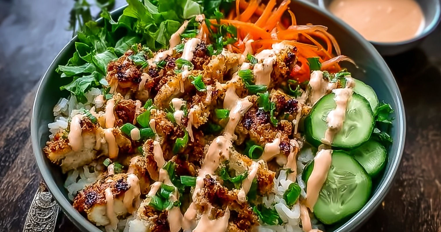 Satisfy Your Cravings with This Irresistible Bang Bang Chicken Bowl