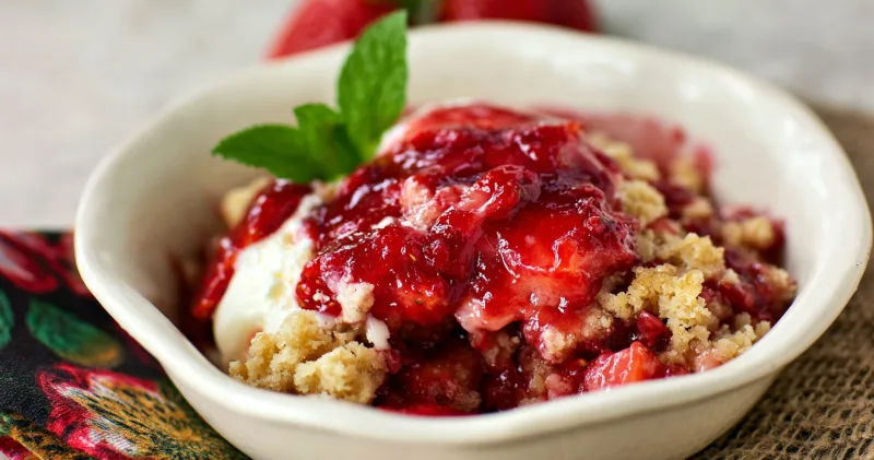 The Ultimate Comfort: Irresistible Strawberry Cobbler Recipe