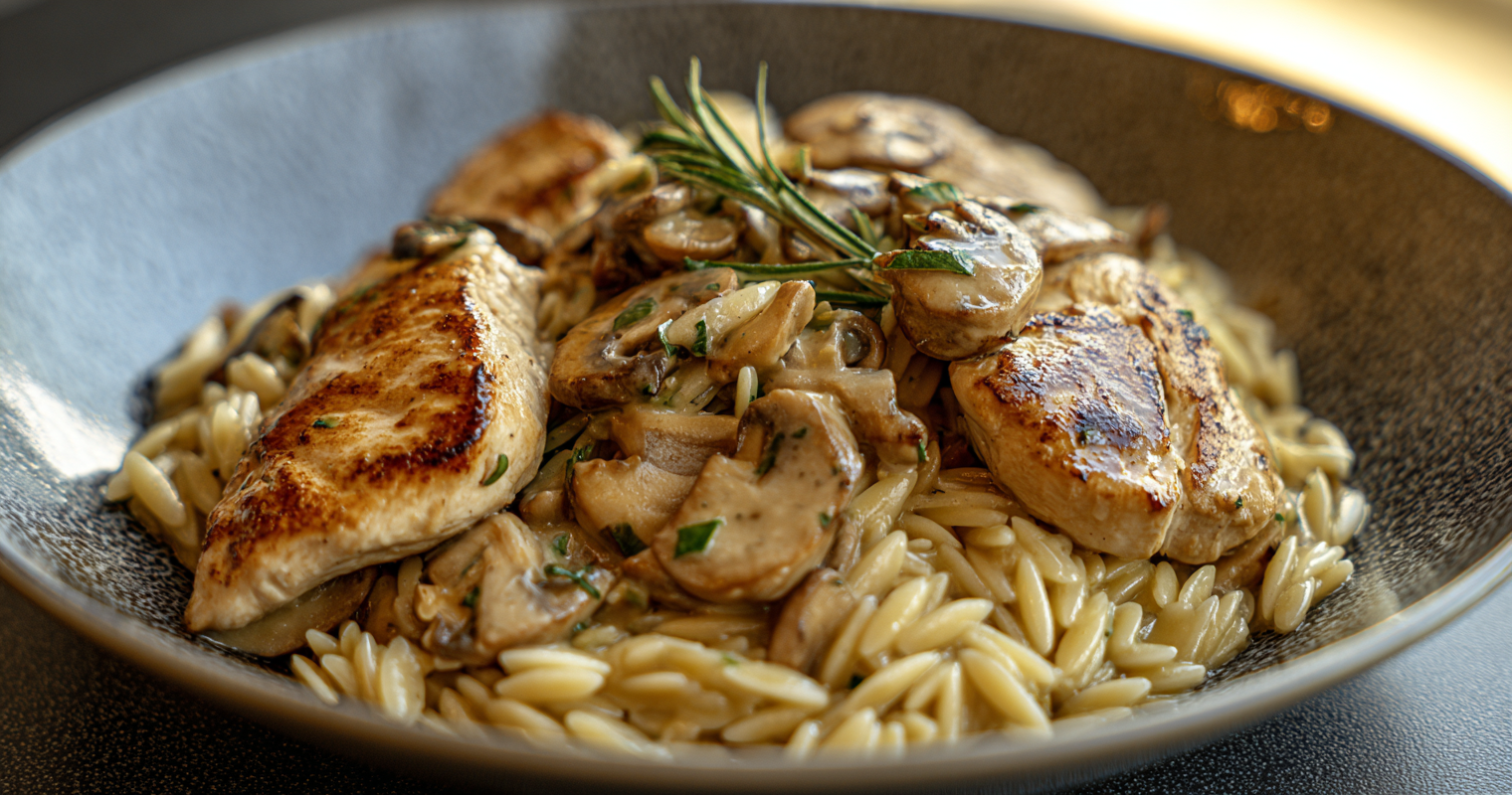 Ultimate Chicken Marsala Orzo – Your New Favorite One-Skillet Meal