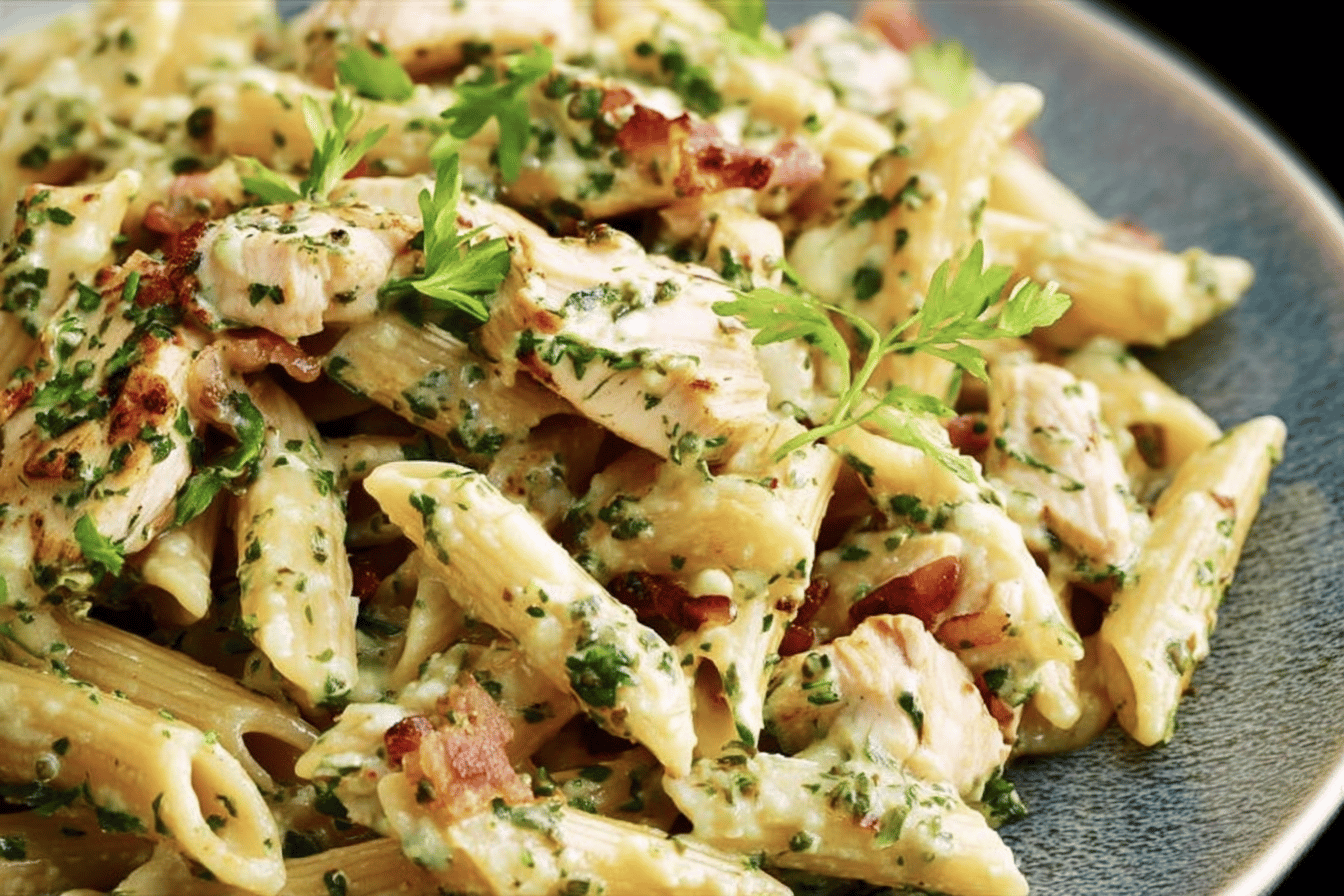 Garlic & Herb Rotisserie Chicken Pasta