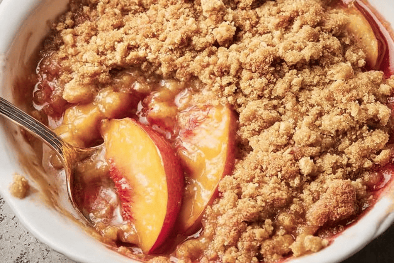 Peach Crumble