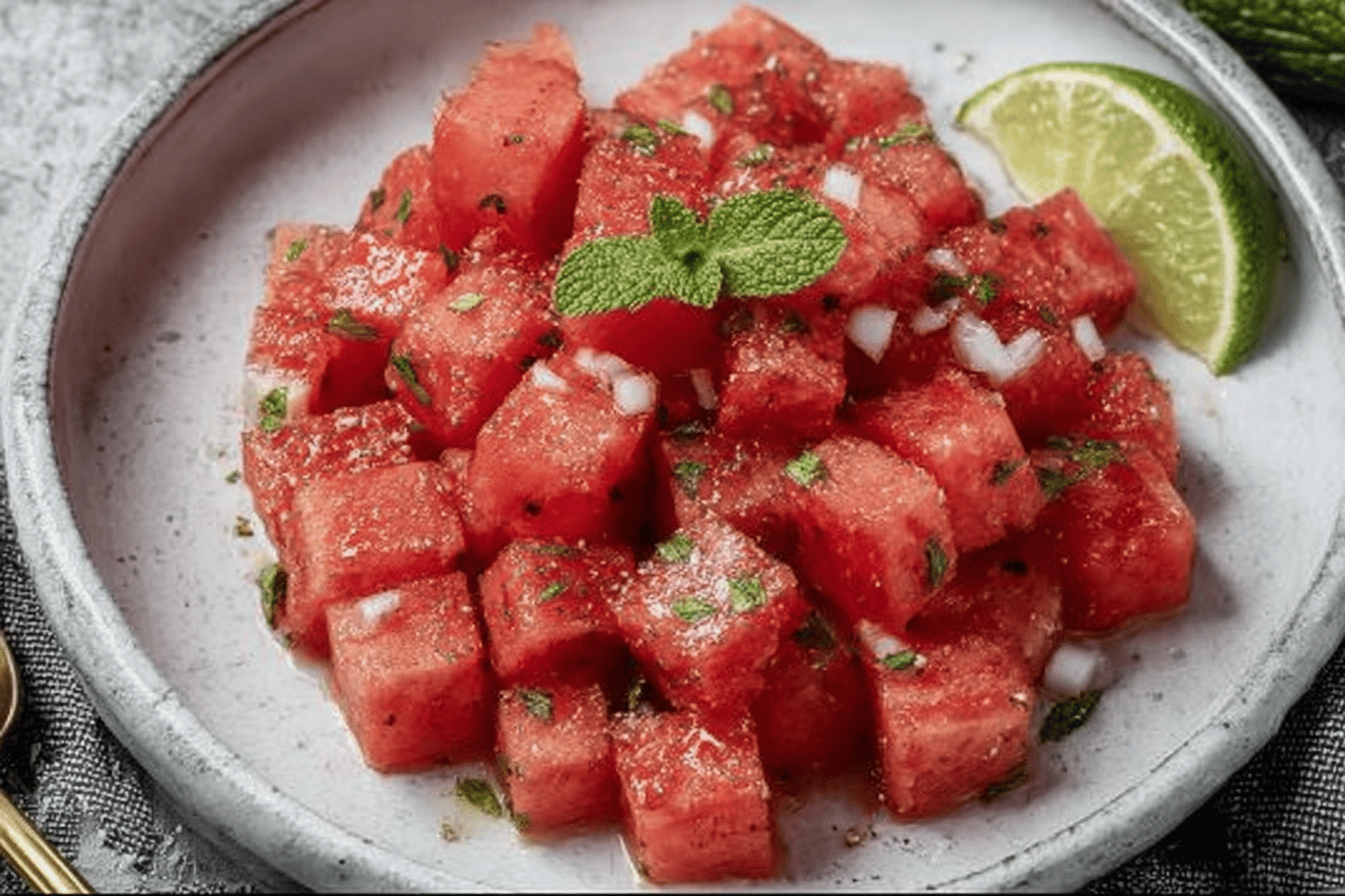 Watermelon Mint Salad