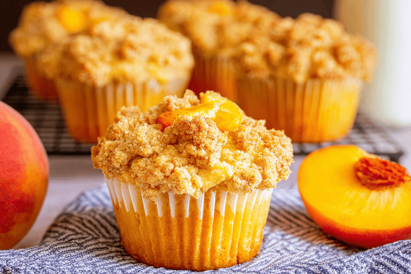 Peach Muffins.