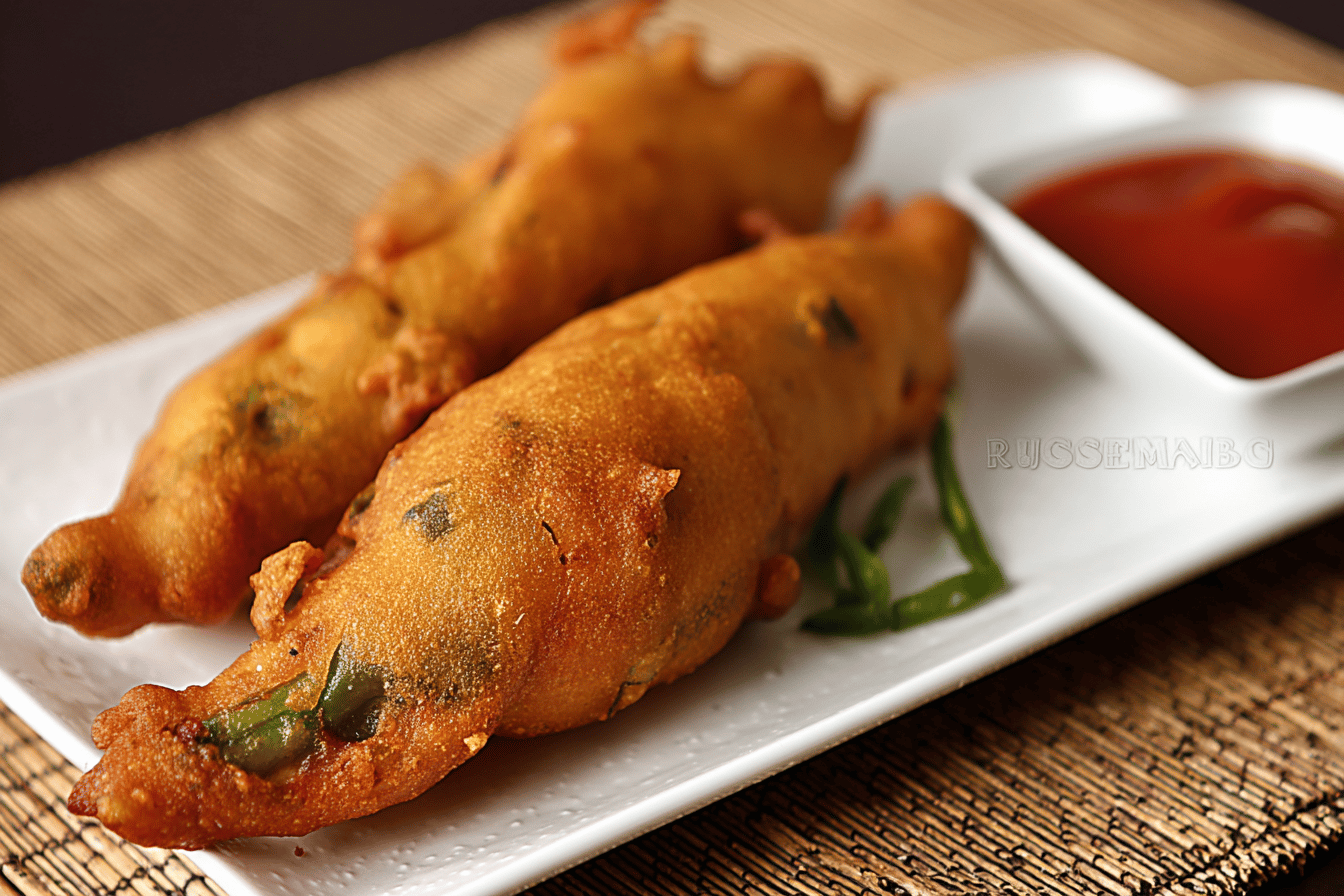 Stuffed Chilli Pakora Recipe