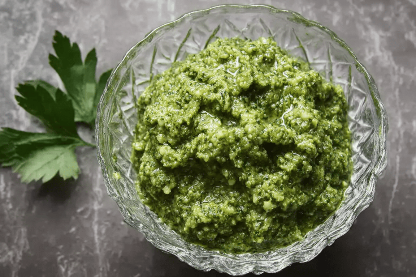 Walnut Parsley Pesto
