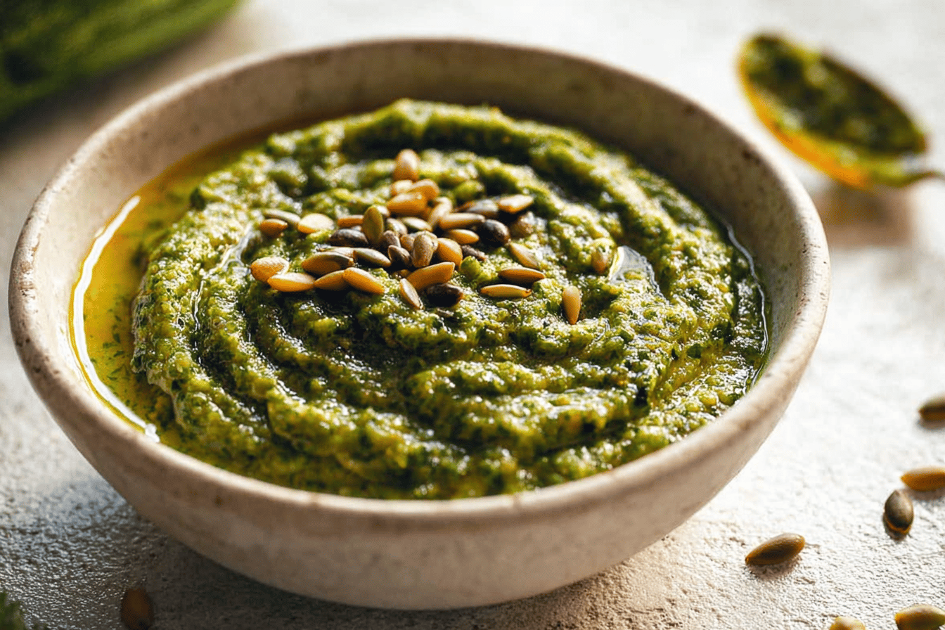 Zucchini Pesto (Courgette Pesto)