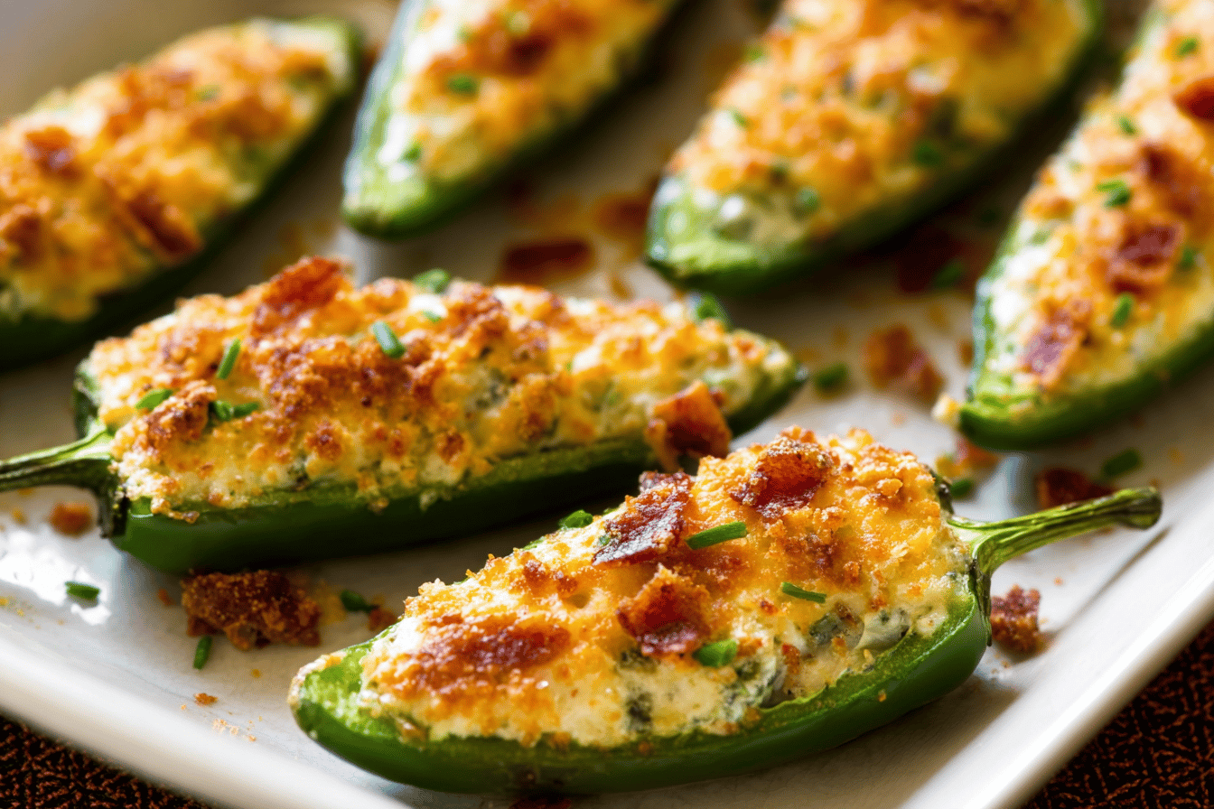 Baked Stuffed Jalapeños