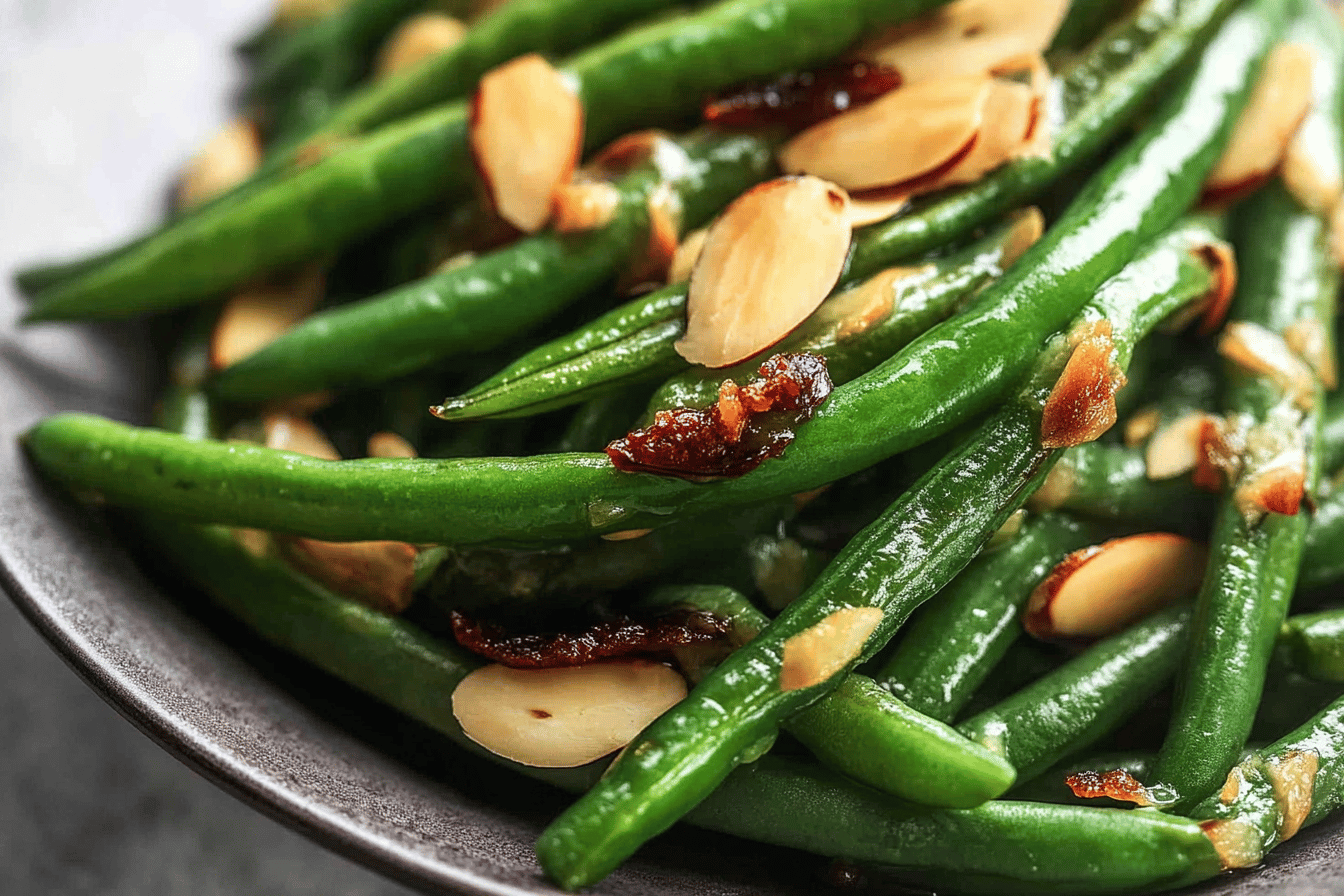 Sauteed Green Beans With Garlic And Almonds