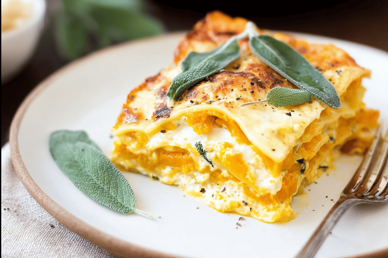 Sage And Butternut Squash Lasagna